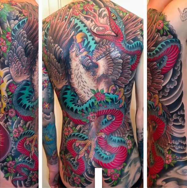 Creative tattoo art by Peter Lagergren