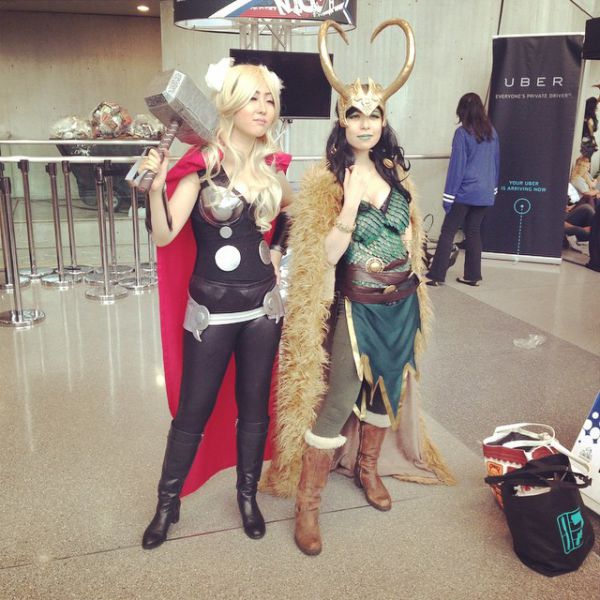 Cosplay girls, New York Comic-Con, New York City, United States