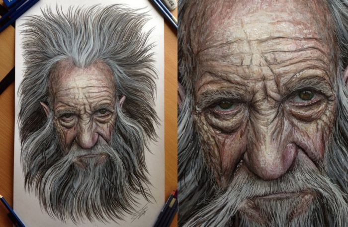 Photorealistic painting art by Dino Tomic