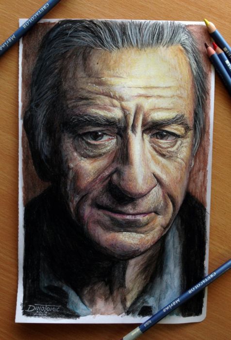 Photorealistic painting art by Dino Tomic