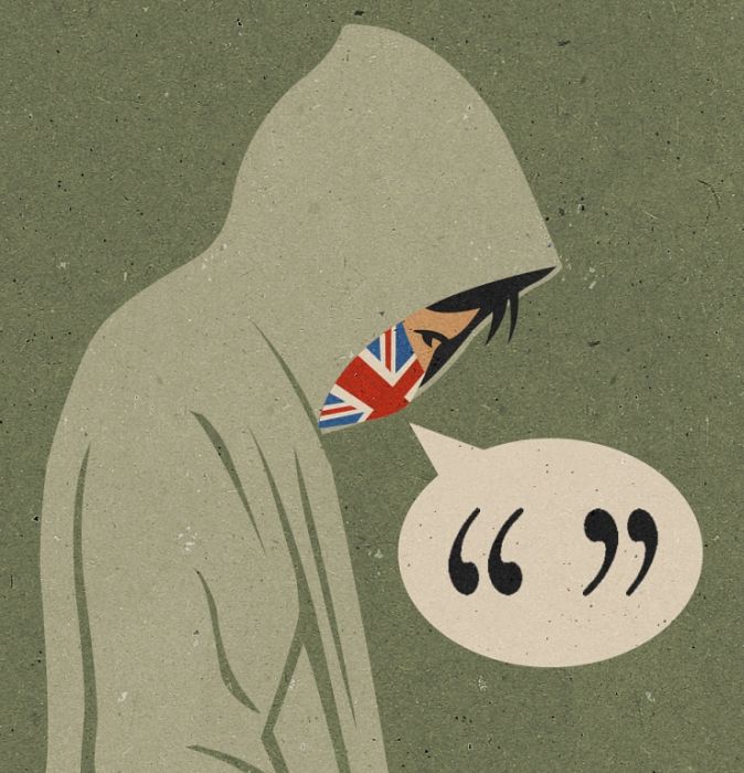 Satirical art illustrations by John Holcroft