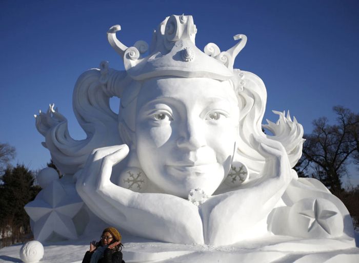 Harbin International Ice and Snow Sculpture Festival 2015, Heilongjiang province, China