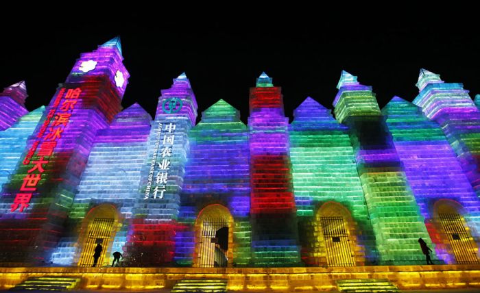 Harbin International Ice and Snow Sculpture Festival 2015, Heilongjiang province, China