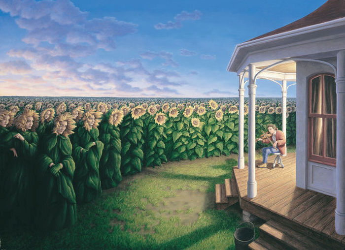 Surrealistic paintings by Rob Gonsalves