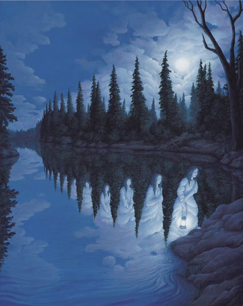 Surrealistic paintings by Rob Gonsalves