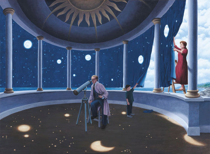 Surrealistic paintings by Rob Gonsalves