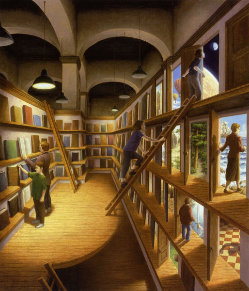 Surrealistic paintings by Rob Gonsalves