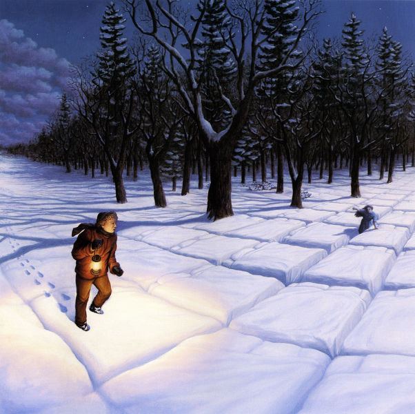 Surrealistic paintings by Rob Gonsalves