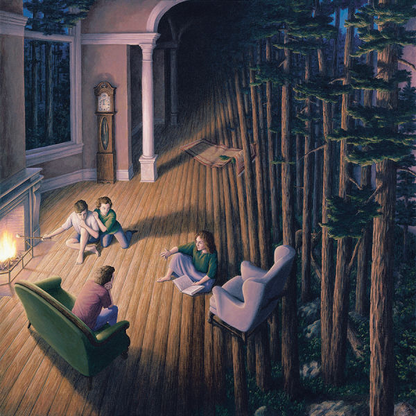 Surrealistic paintings by Rob Gonsalves