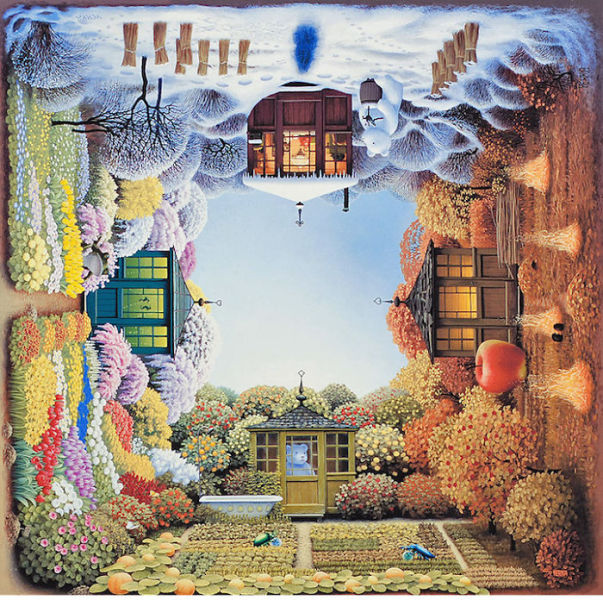 4siders painting art by Jacek Yerka