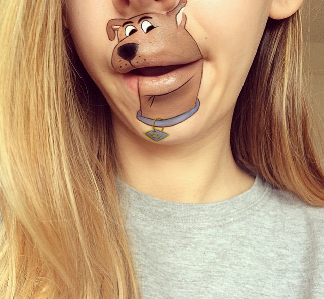 Cartoon characters face makeup by Laura Jenkinson