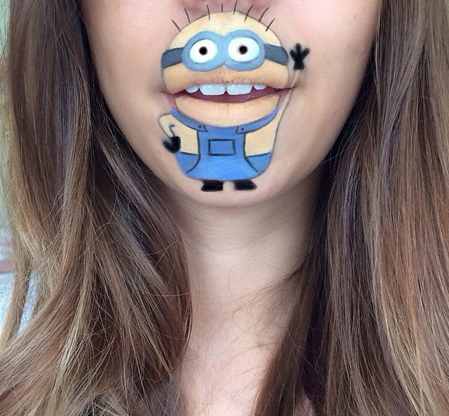 Cartoon characters face makeup by Laura Jenkinson