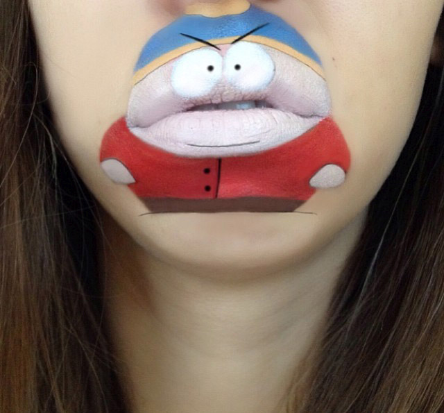 Cartoon characters face makeup by Laura Jenkinson