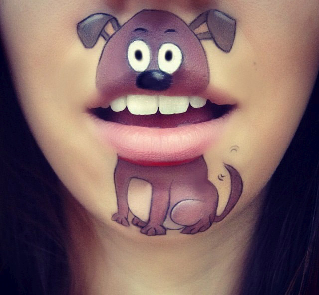 Cartoon characters face makeup by Laura Jenkinson