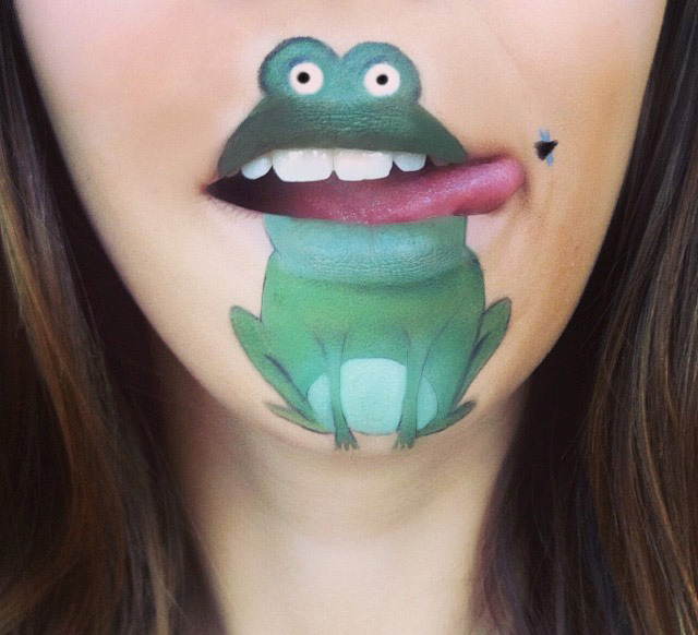 Cartoon characters face makeup by Laura Jenkinson