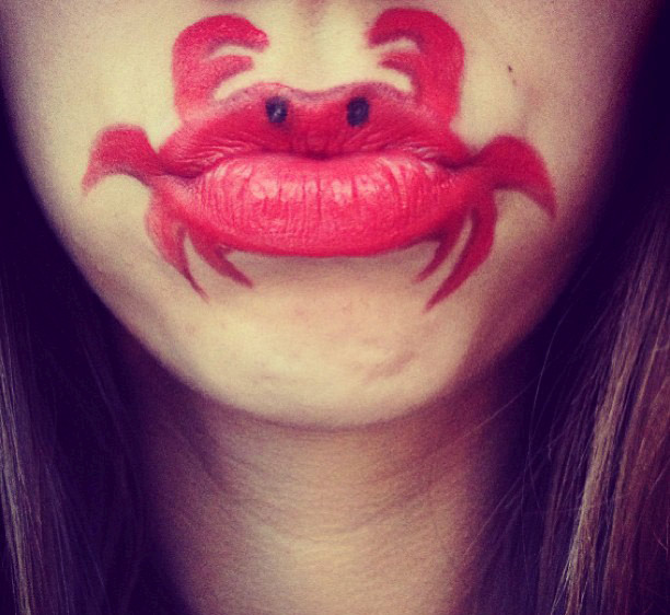 Cartoon characters face makeup by Laura Jenkinson