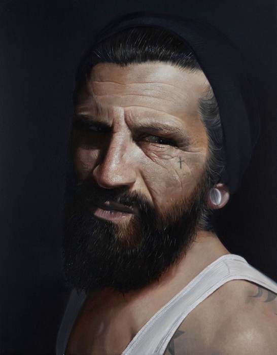 Photorealistic painting by Mike Dargas