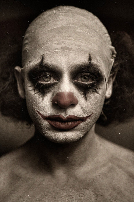 Clownville portraits project by Eolo Perfido