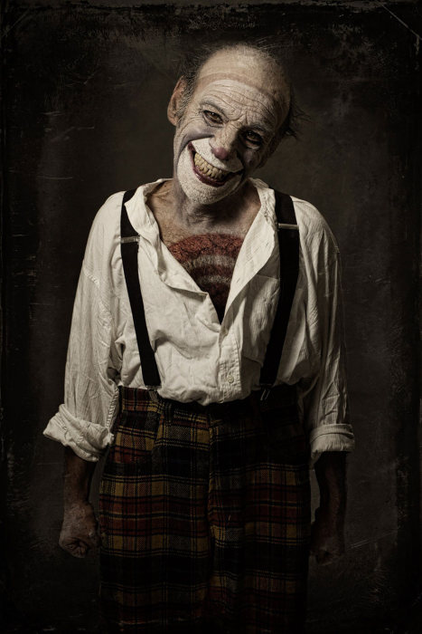 Clownville portraits project by Eolo Perfido