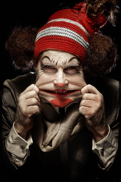 Clownville portraits project by Eolo Perfido