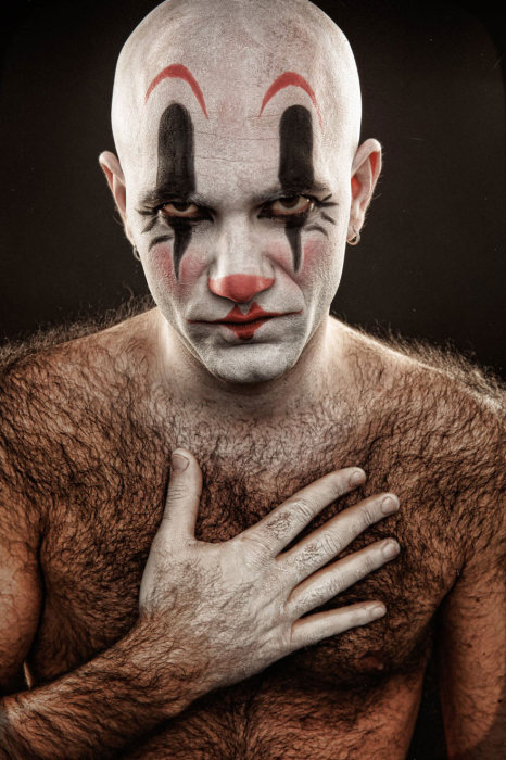 Clownville portraits project by Eolo Perfido
