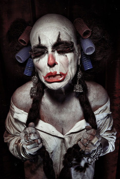 Clownville portraits project by Eolo Perfido