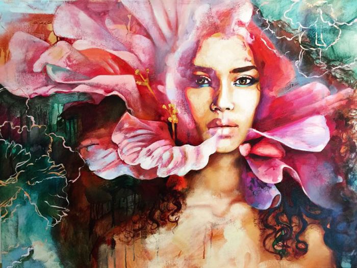 Oil paintings by Dimitra Milan