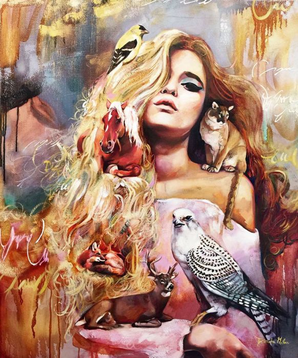 Oil paintings by Dimitra Milan