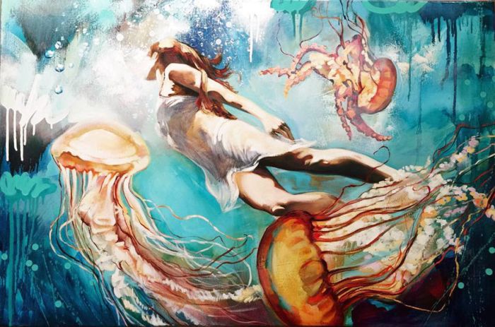 Oil paintings by Dimitra Milan