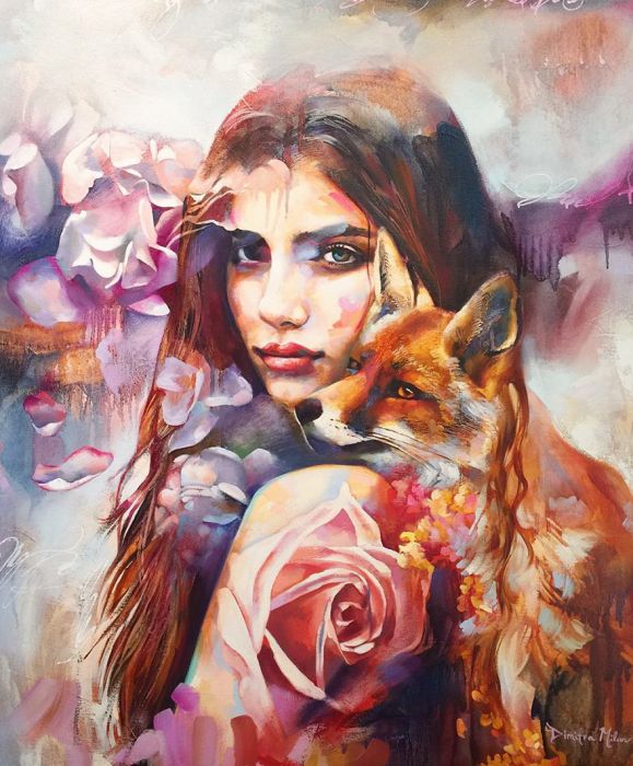 Oil paintings by Dimitra Milan