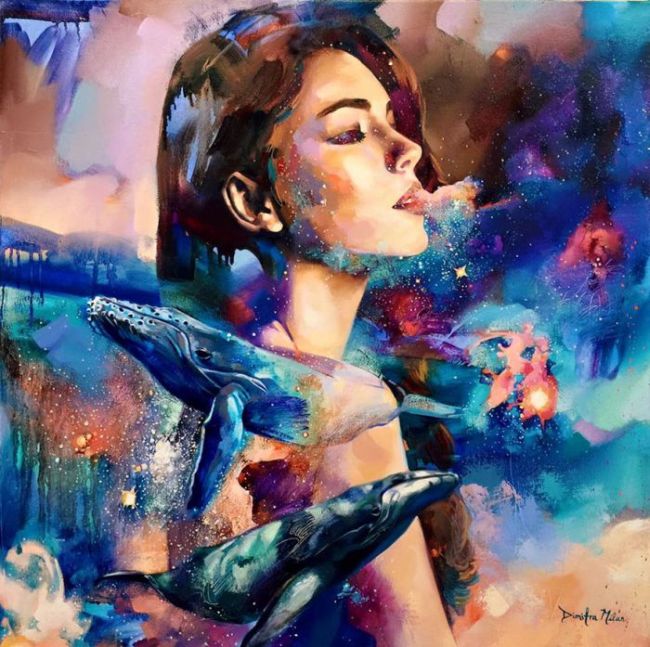 Oil paintings by Dimitra Milan