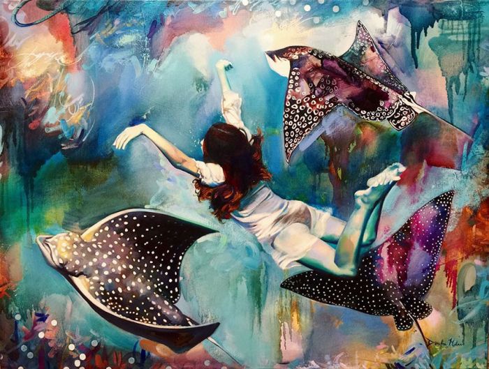 Oil paintings by Dimitra Milan