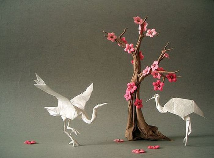 Origami art by Akira Yoshizawa