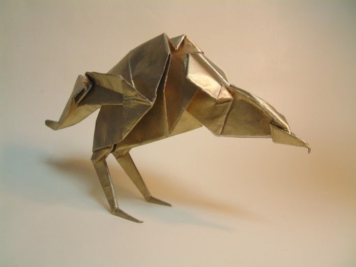 Origami art by Akira Yoshizawa