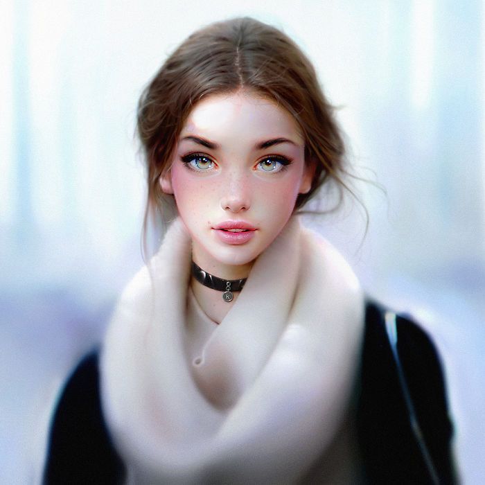 Photorealistic portraits by Irakli Nadar