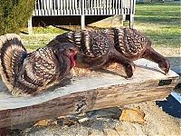 Art & Creativity: Wood sculptures made by chainsaw