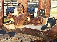 TopRq.com search results: Wood sculptures made by chainsaw