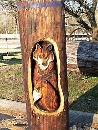 TopRq.com search results: Wood sculptures made by chainsaw