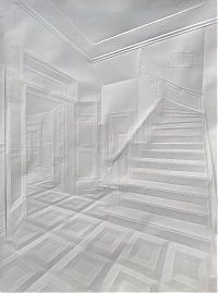 Art & Creativity: Paper drawings, works by Simon Schubert