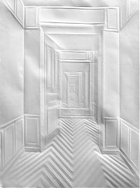 Art & Creativity: Paper drawings, works by Simon Schubert