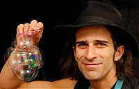 TopRq.com search results: Giant soap bubbles by english man Sam Heath, 37 years