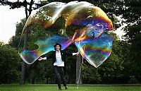 TopRq.com search results: Giant soap bubbles by english man Sam Heath, 37 years