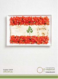 Art & Creativity: food festival flags