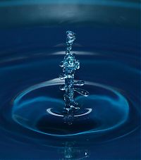 Art & Creativity: water drops high-speed photography