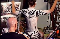 TopRq.com search results: Body art girl with a leopard painting by Craig Tracy