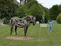 Art & Creativity: Wooden animals art