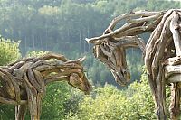 Art & Creativity: Wooden animals art