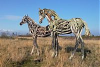 Art & Creativity: Wooden animals art