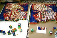 Art & Creativity: rubik's cubes art