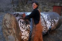 Art & Creativity: Metal cutting woman profession